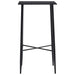 Set mobilier de bar, 3 piese, negru, material textil - WALTI WALTI