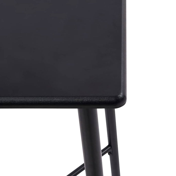 Set mobilier de bar, 3 piese, negru, material textil - WALTI WALTI