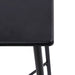 Set mobilier de bar, 3 piese, negru, material textil - WALTI WALTI