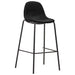 Set mobilier de bar, 3 piese, negru, material textil - WALTI WALTI