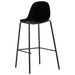Set mobilier de bar, 3 piese, negru, material textil - WALTI WALTI