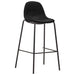 Set mobilier de bar, 5 piese, negru, material textil - WALTI WALTI