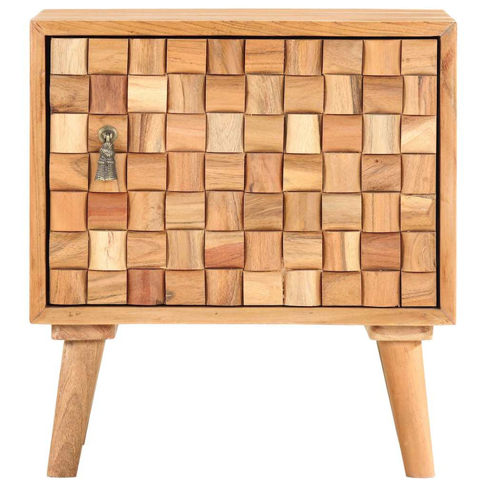 Noptieră, 42 x 35 x 45 cm, lemn masiv de acacia WALTI