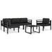 Set mobilier de grădină cu perne, 6 piese, antracit, aluminiu - WALTI WALTI