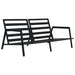 Set mobilier de grădină cu perne, 5 piese, gri închis, aluminiu - WALTI WALTI