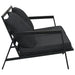 Set mobilier de grădină cu perne, 5 piese, gri închis, aluminiu - WALTI WALTI