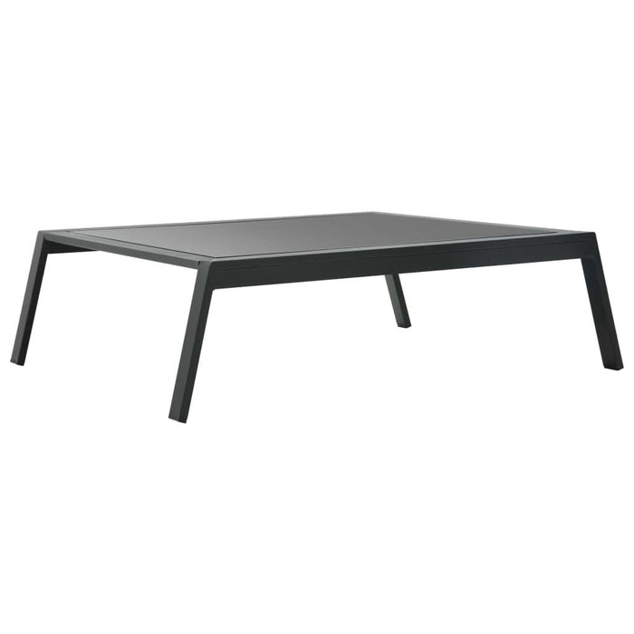 Set mobilier de grădină cu perne, 5 piese, gri închis, aluminiu - WALTI WALTI