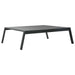 Set mobilier grădină cu perne, 4 piese, gri, închis aluminiu - WALTI WALTI