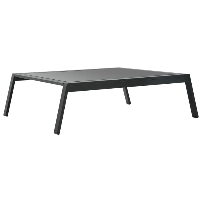 Set mobilier grădină cu perne 5 piese gri închis aluminiu - WALTI WALTI