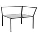 Set mobilier grădină cu perne 5 piese gri închis aluminiu - WALTI WALTI