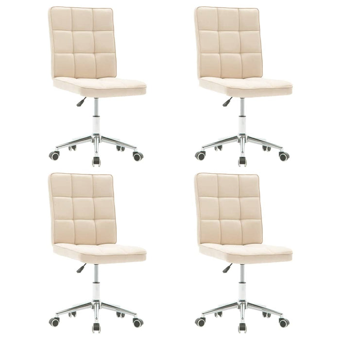 Scaune de bucătărie, 4 buc., material textil WALTI