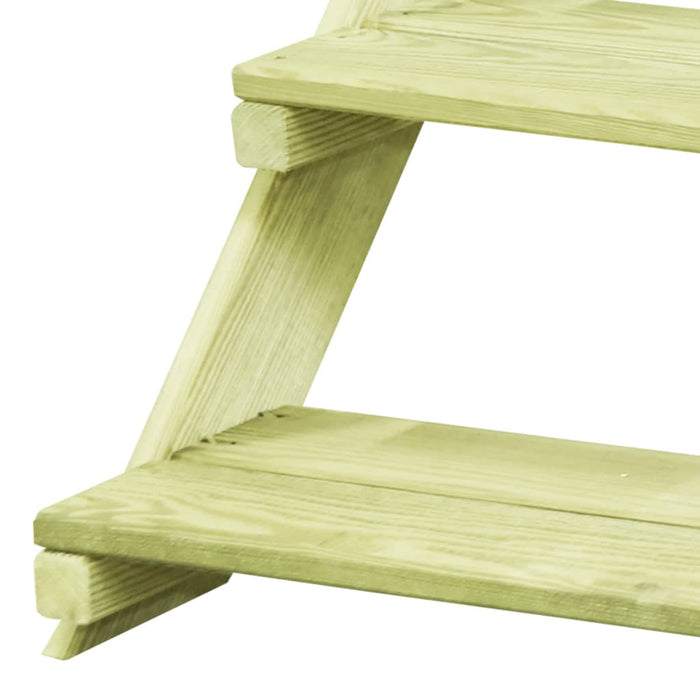 Suport de plante, 80 x 80 x 80 cm, lemn de pin tratat WALTI