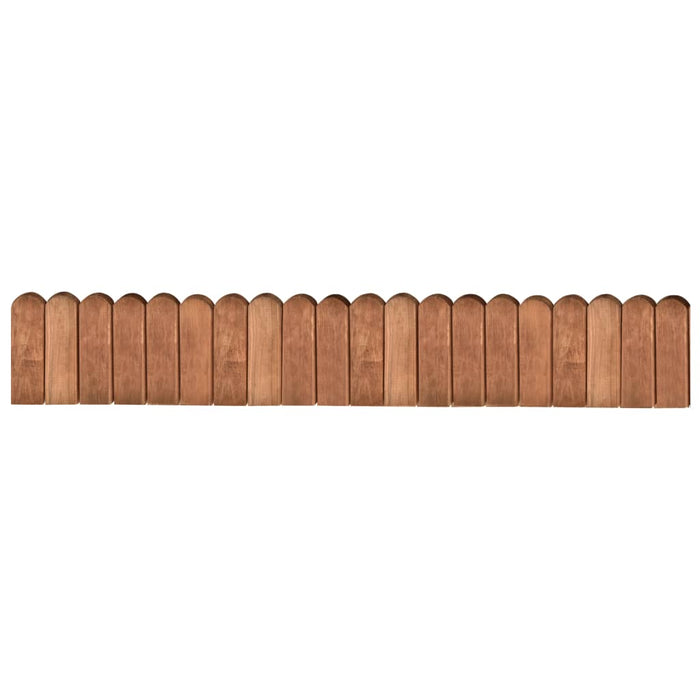 Rolă de bordură, maro, 120 cm, lemn de pin tratat - WALTI WALTI