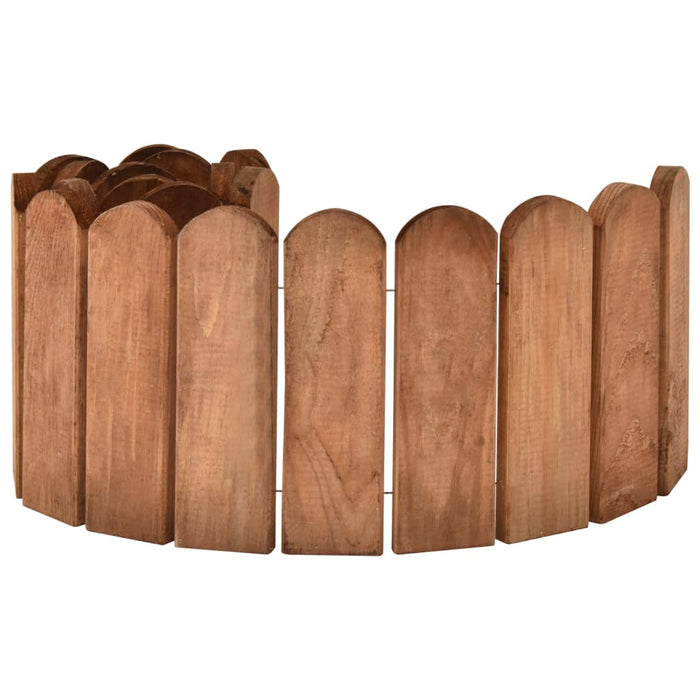Rolă de bordură, maro, 120 cm, lemn de pin tratat - WALTI WALTI