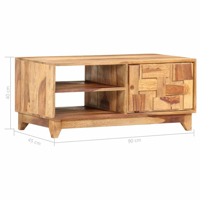Dulap TV, 90x45x40 cm, lemn masiv WALTI