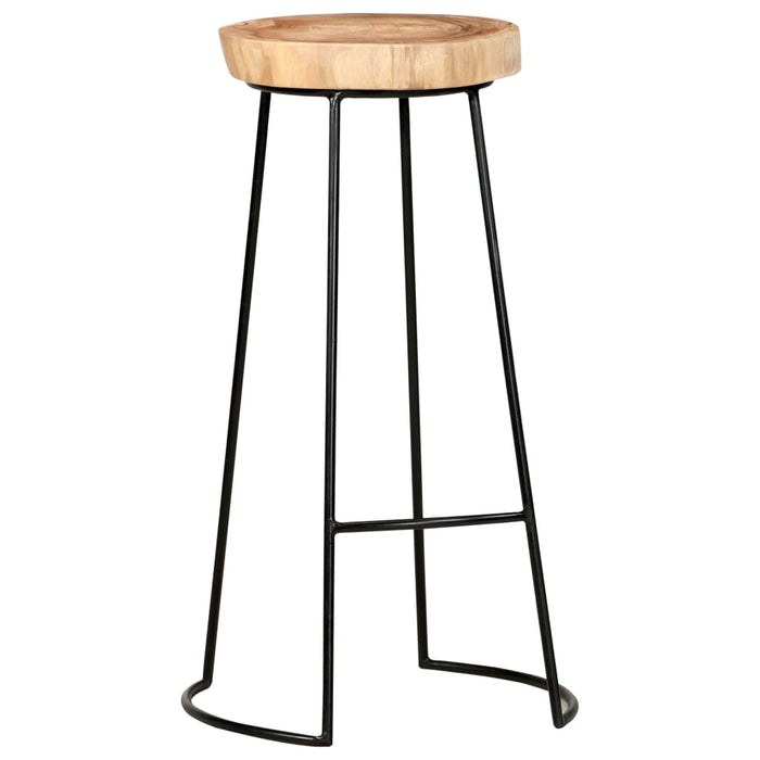 Scaune de bar, 2 buc., lemn masiv de acacia WALTI