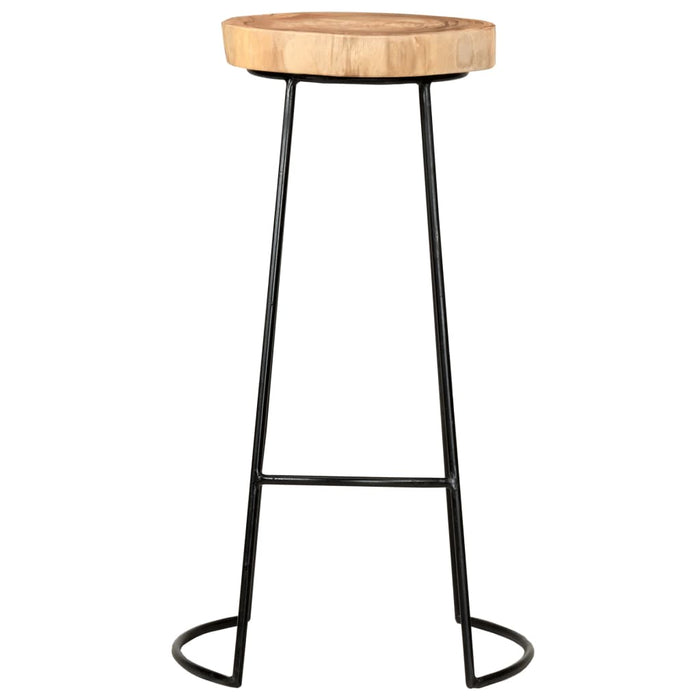 Scaune de bar, 2 buc., lemn masiv de acacia WALTI