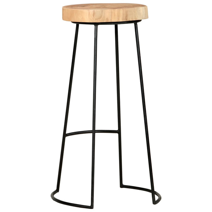 Scaune de bar, 2 buc., lemn masiv de acacia WALTI