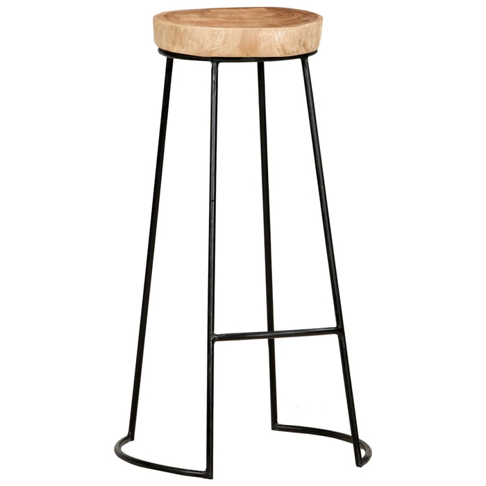 Scaune de bar, 2 buc., lemn masiv de acacia WALTI