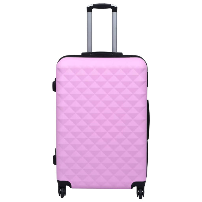 Set de valize cu carcasă rigidă, 3 piese, roz, ABS - WALTI WALTI