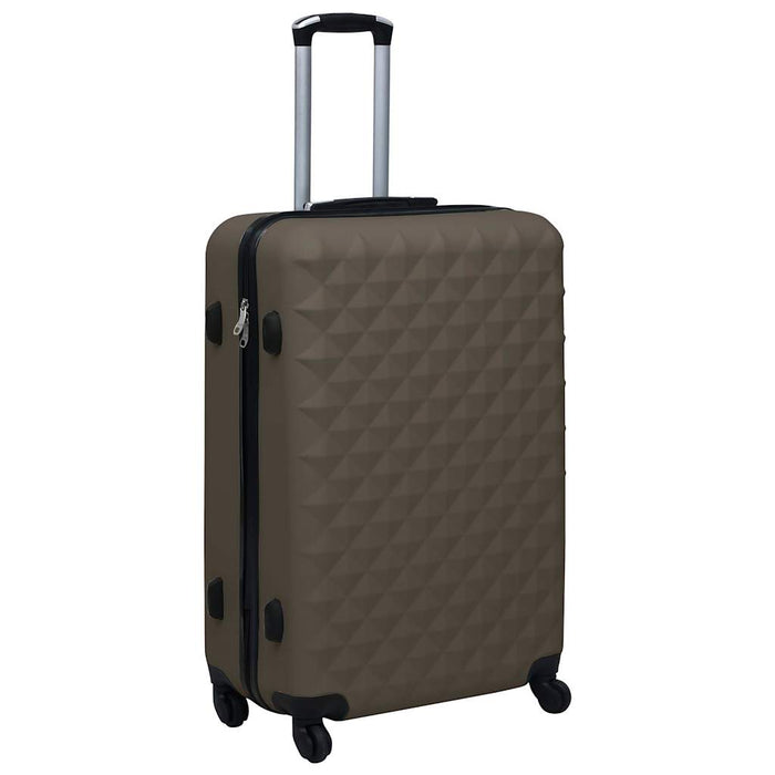 Set de valize cu carcasă rigidă, 3 piese, maro, ABS - WALTI WALTI