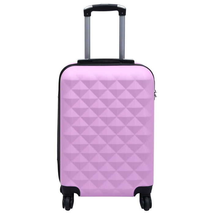 Set de valize cu carcasă rigidă, 2 piese, roz, ABS - WALTI WALTI