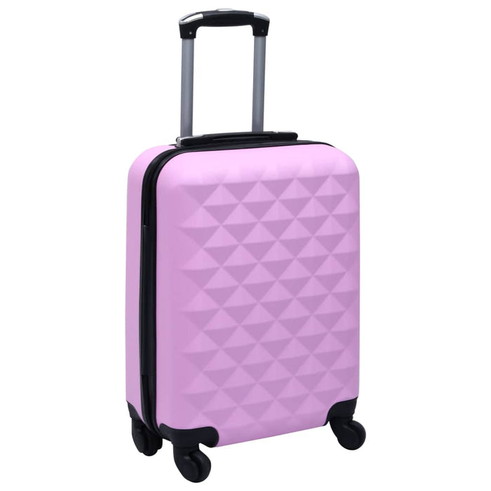 Set de valize cu carcasă rigidă, 2 piese, roz, ABS - WALTI WALTI