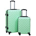 Set de valize cu carcasă rigidă, 2 piese, verde mentă, ABS - WALTI WALTI