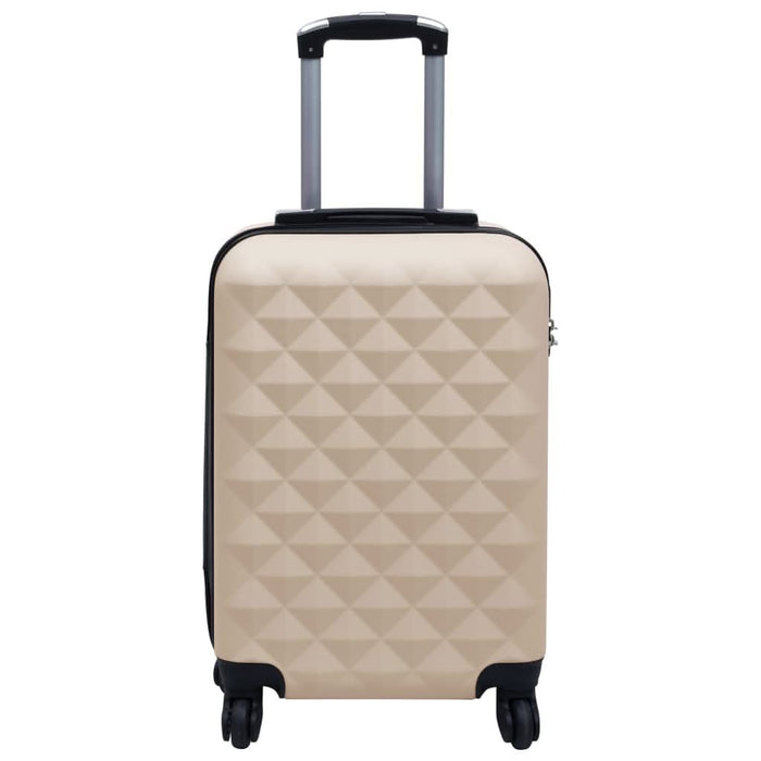 Set de valize cu carcasă rigidă, 2 piese, auriu, ABS - WALTI WALTI