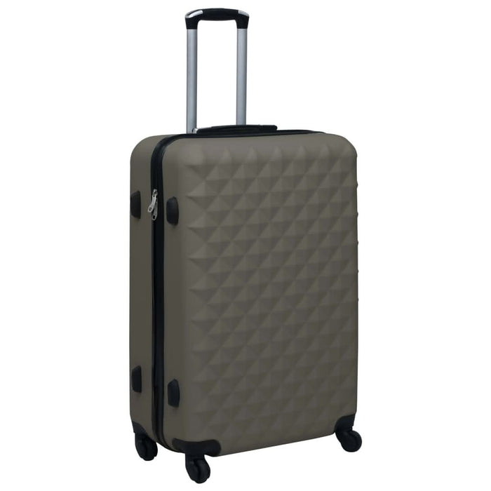 Set de valize cu carcasă rigidă, 2 piese, antracit, ABS - WALTI WALTI
