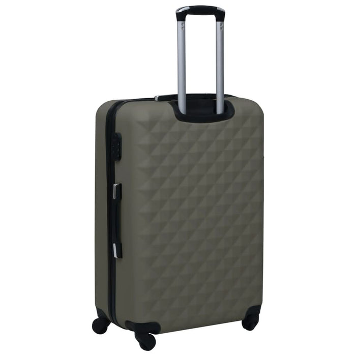 Set de valize cu carcasă rigidă, 2 piese, antracit, ABS - WALTI WALTI