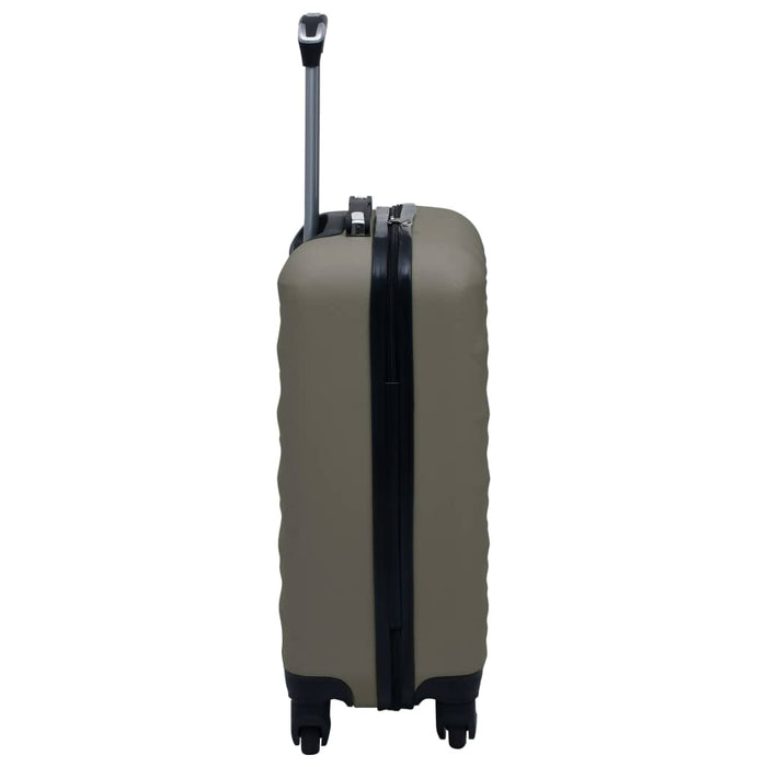 Set de valize cu carcasă rigidă, 2 piese, antracit, ABS - WALTI WALTI