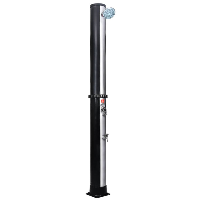 Duș solar de exterior cu cap de duș și robinet, 40 L - WALTI WALTI
