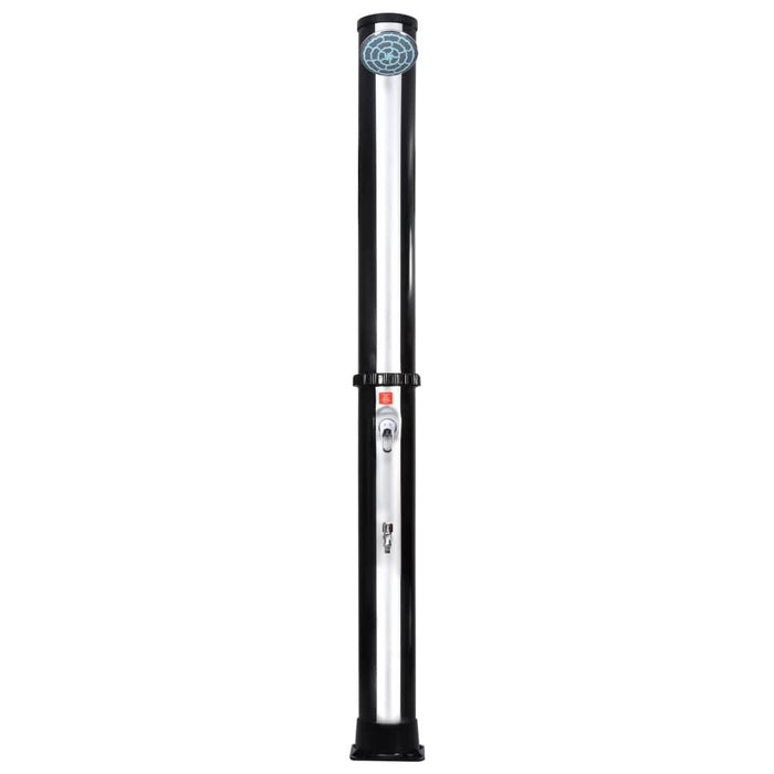 Duș solar de exterior cu cap de duș și robinet, 40 L - WALTI WALTI
