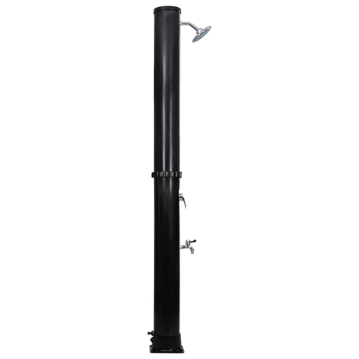 Duș solar de exterior cu cap de duș și robinet, 40 L - WALTI WALTI