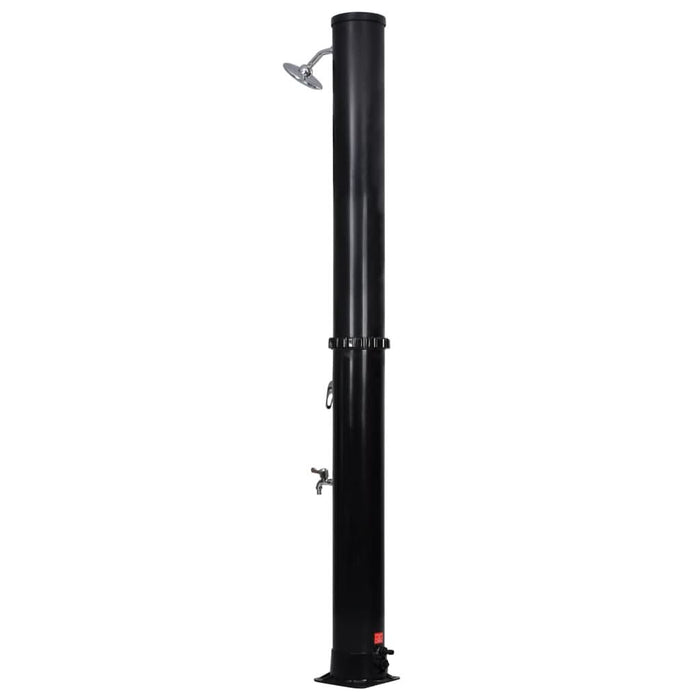 Duș solar de exterior cu cap de duș și robinet, 40 L - WALTI WALTI