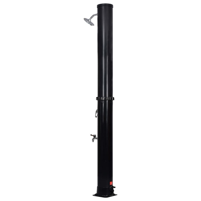 Duș solar de exterior cu cap de duș și robinet, 40 L - WALTI WALTI