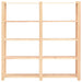 Etajere cu 5 niveluri, 10 buc, 170x38x170 cm, pin masiv, 500 kg - WALTI WALTI