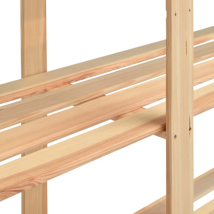 Etajere cu 5 niveluri, 10 buc, 170x38x170 cm, pin masiv, 500 kg - WALTI WALTI