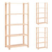 Etajere cu 5 niveluri, 3 buc., 80x38x170 cm, pin masiv, 250 kg - WALTI WALTI