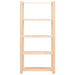 Etajere cu 5 niveluri, 5 buc., 80x38x170 cm, pin masiv, 250 kg - WALTI WALTI