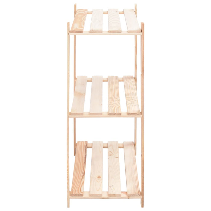 Rafturi depozitare 3 niveluri 2 buc. 80x38x90cm pin masiv 150kg - WALTI WALTI