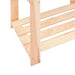 Rafturi depozitare 3 niveluri 2 buc. 80x38x90cm pin masiv 150kg - WALTI WALTI