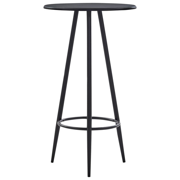 Set mobilier de bar, 3 piese, gri închis, material textil WALTI