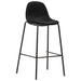 Set mobilier de bar, 3 piese, negru, material textil - WALTI WALTI