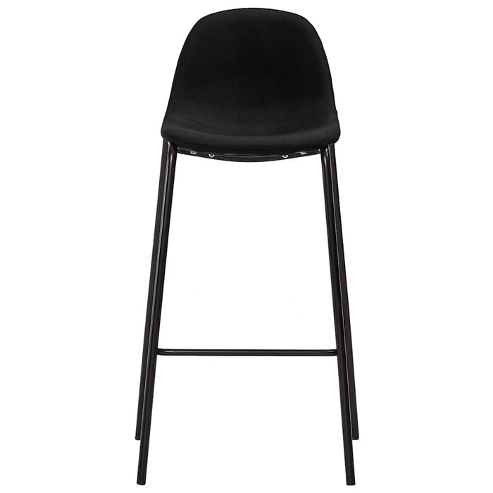 Set mobilier de bar, 3 piese, negru, material textil - WALTI WALTI