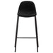 Set mobilier de bar, 3 piese, negru, material textil - WALTI WALTI