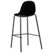 Set mobilier de bar, 3 piese, negru, material textil - WALTI WALTI