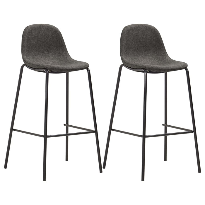 Set de bar, 3 piese, gri închis, material textil - WALTI WALTI