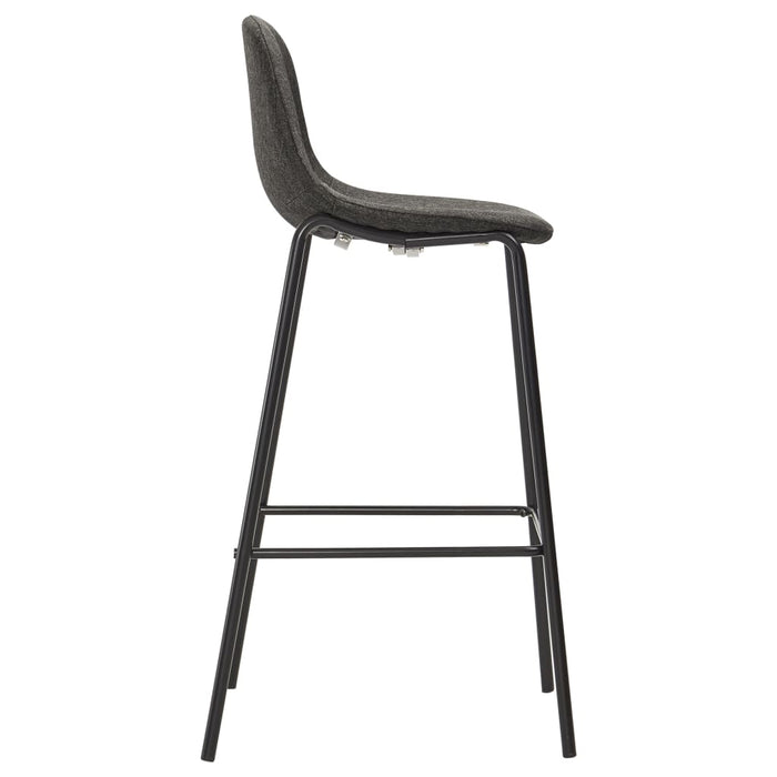 Set de bar, 3 piese, gri închis, material textil - WALTI WALTI